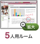 ５人用ルームのイメージ図